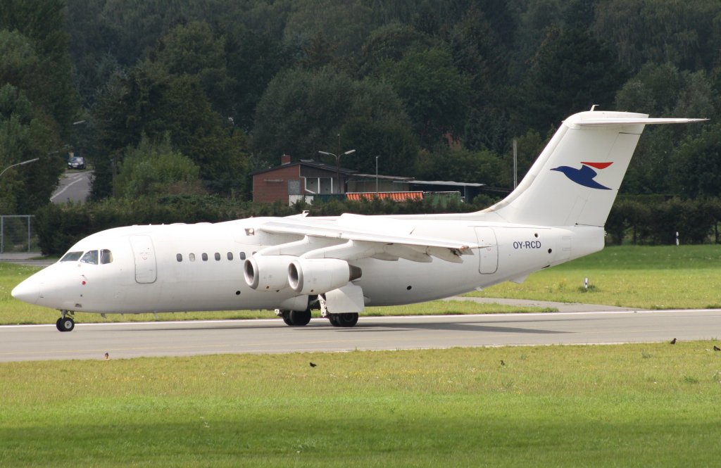 Atlantic Airways,OY-RCD,British Aerospace Avro RJ 85,(c/n E2235),28.08.2011,HAM-EDDH,Hamburg,Germany
