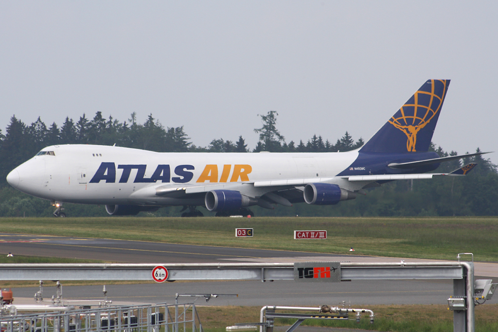 Atlas Air 
Boeing 747-47UF(SCD) 
N493MC 
HHN Hahn, Germany
21.05.11