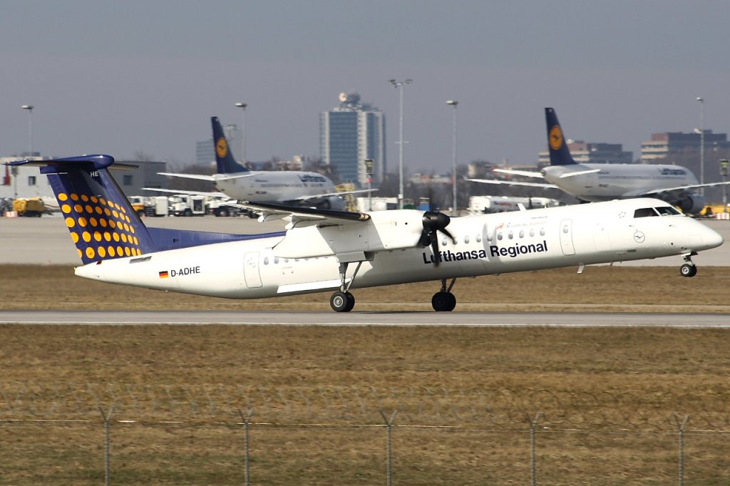 Augsburg Airways
De Havilland Canada DHC-8-402Q 
D-ADHE 
STR Stuttgart [Echterdingen], Germany
26.02.11