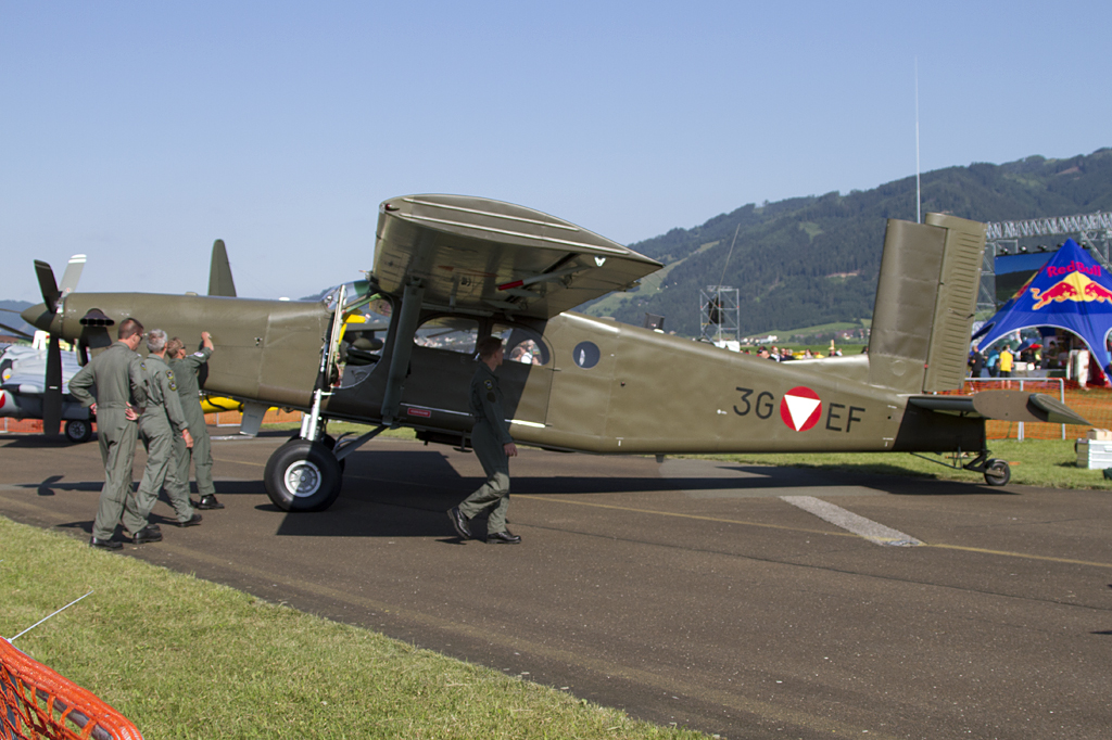 Austria - Air Force, 3G-EF, Pilatus, PC-6, 01.07.2011, LOXZ, Zeltweg, Austria




