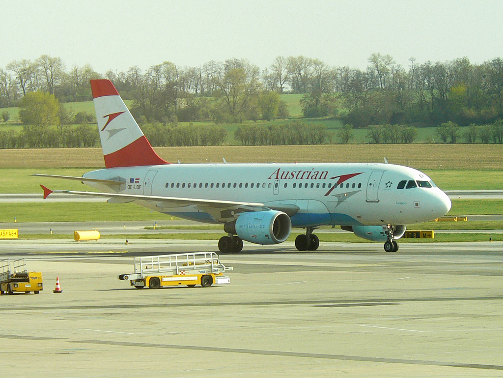 Austrian Airlines A 319-112, OE-LDF, Flughafen Wien, 04.04.2012