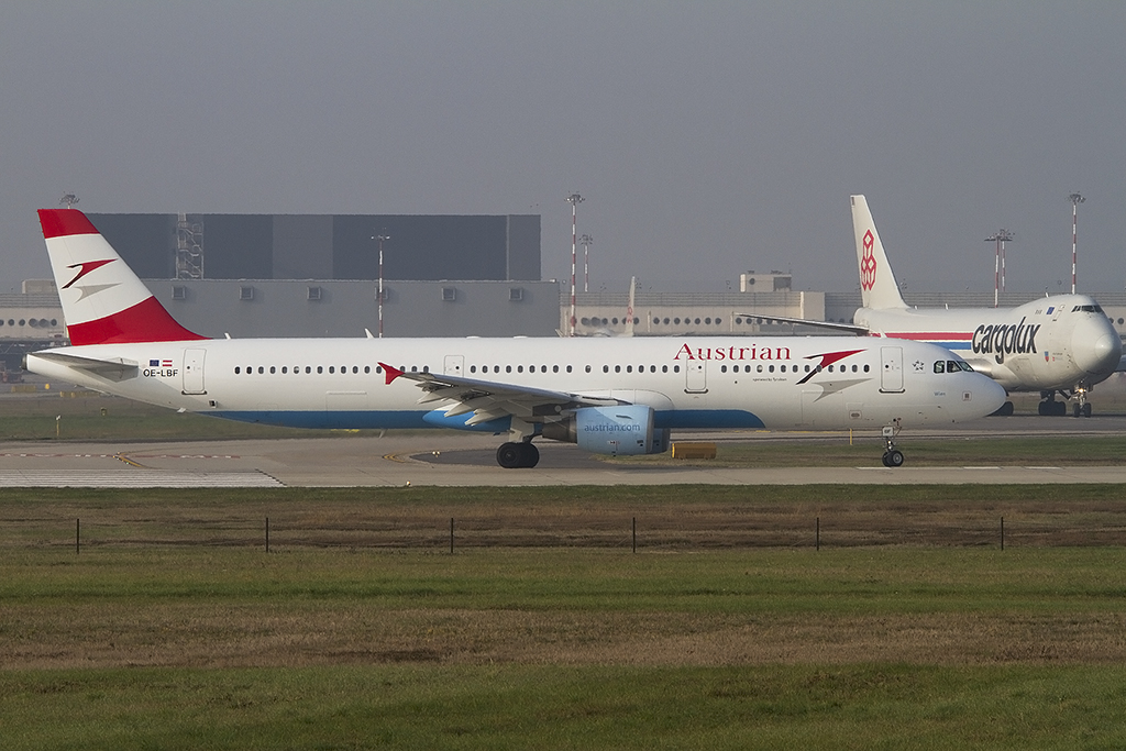 Austrian Airlines, OE-LBF, Airbus, A321-211, 16.11.2012, MXP, Mailand-Malpensa, Italy




