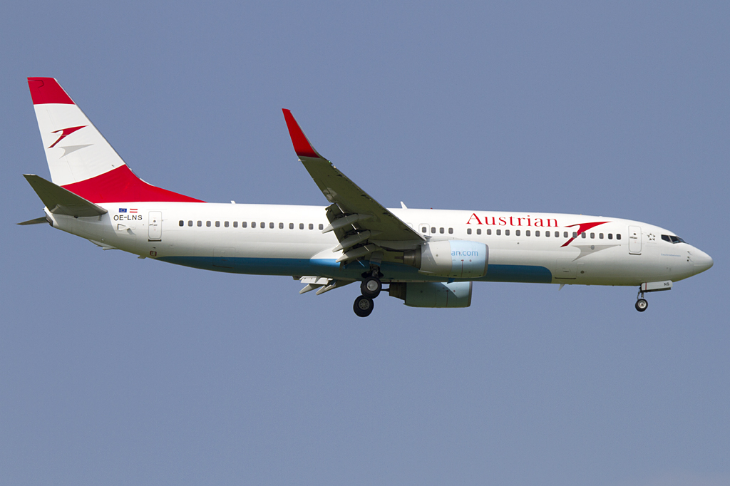 Austrian Airlines, OE-LNS, Boeing, B737-8Z9, 08.08.2010, VIE, Wien, Austria


