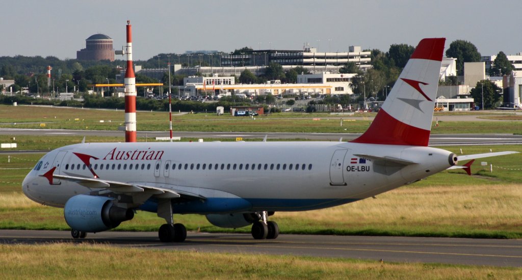 Austrian Airlines,OE-LBU,Airbus A320-214,18.07.2011,HAM-EDDH,Hamburg,Germany