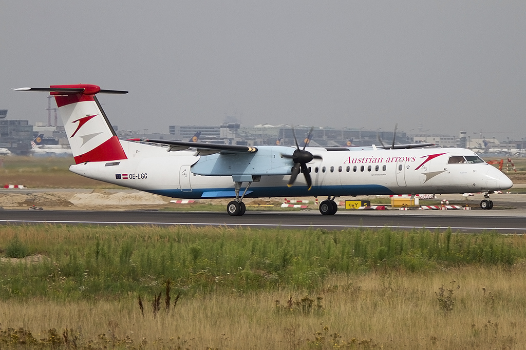 Austrian Arrows, OE-LGG, deHavilland, DHC-8-402, 21.08.2012, FRA, Frankfurt, Germany 


