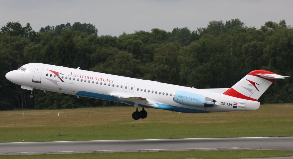 Austrian Arrows,OK-LVI,Fokker F-100,19.06.2011,HAM-EDDH,Hamburg,Germany