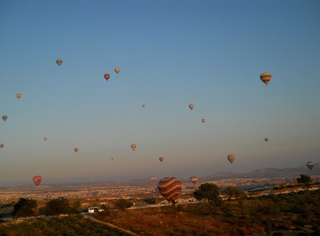 Ballonfahrt am 4.9.2011 in Kappadokien (Trkei)