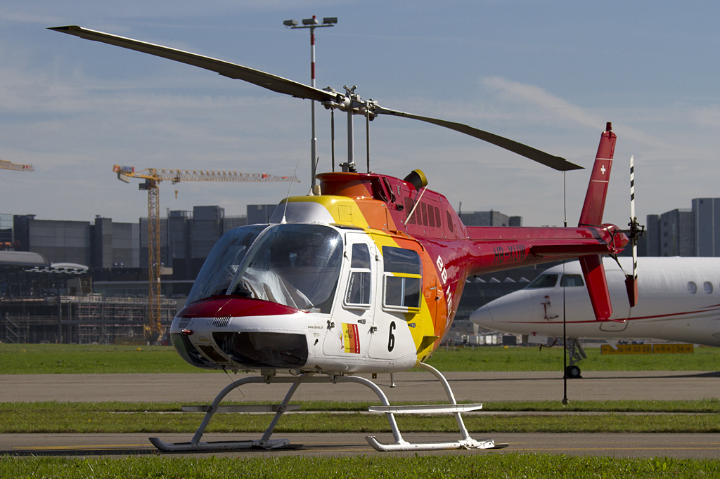 BB Heli, HB-XUW, Agusta-Bell, 206B-3, 03.10.2010, ZRH, Zrich, Switzerland


