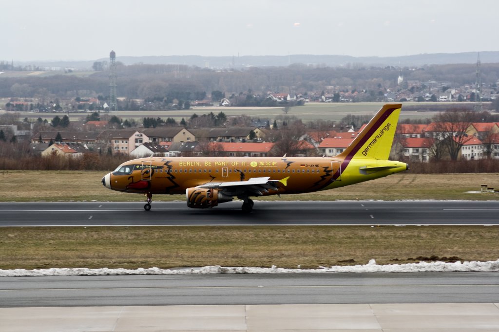 Berlin Bearbus D-AKNO in EDLW/DTM. 13.03.2010