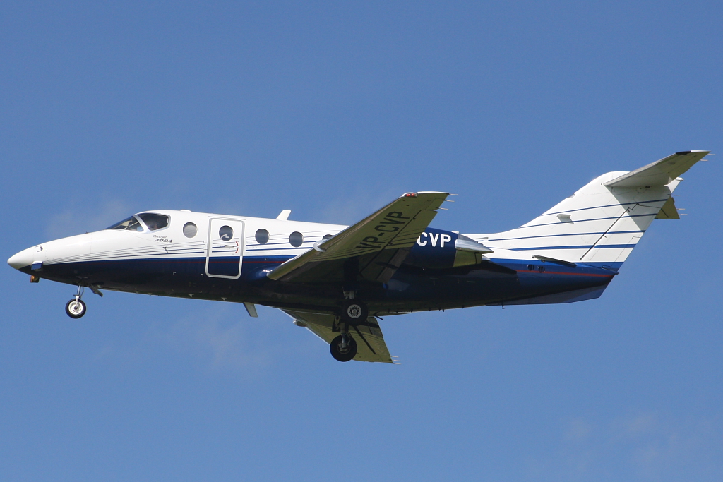 Blue Sky Airservice 
Beech 400A Beechjet 
VP-CVP
Karlsruhe/Baden-Baden
26.08.10
