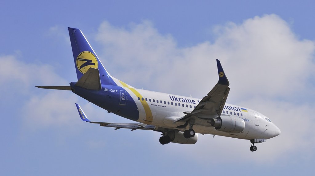 Boeing 737 im Anflug auf den Flughafen Zrich ZRH am 16.03.2009