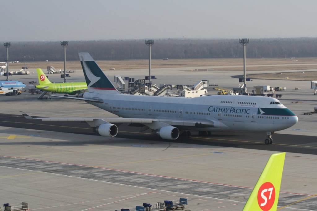 Boeing 747-412 - B-HKF - Cathay Pacific Airways

Frankfurt/Main am 25. Januar 2009