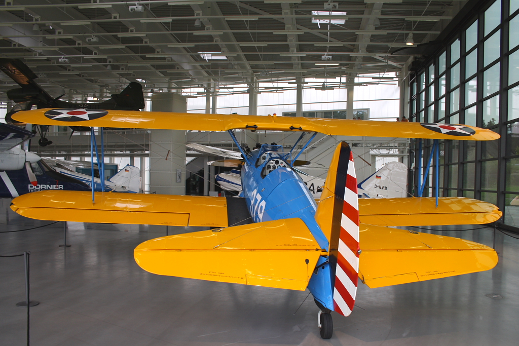 Boeing Stearman im Dornier Museum Friedrichshafen (06.08.10)