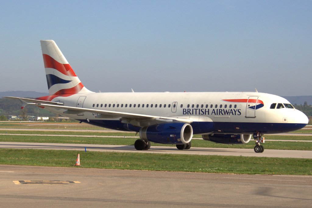 British Airways 
Airbus A319-131 
G-EUOD 
STR Stuttgart [Echterdingen], Germany
09.04.11