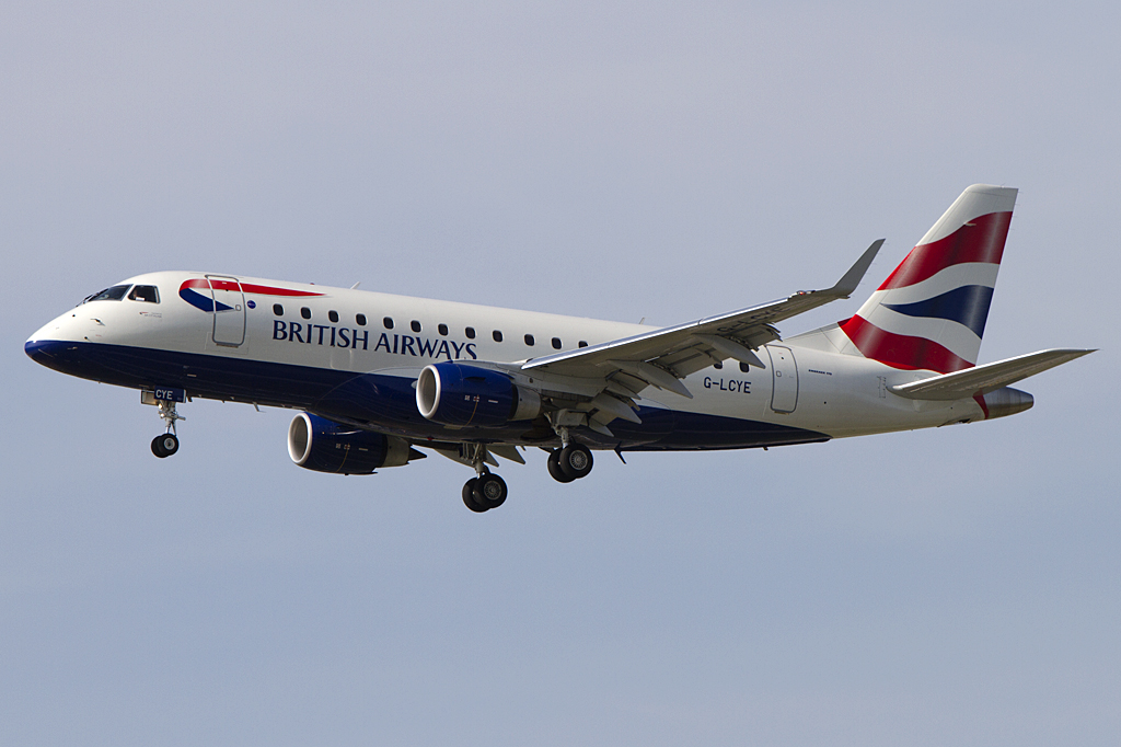 British Airways - City Fleyer, G-LCYE, Embraer, ERJ-170-100STD, 28.04.2010, FRA, Frankfurt, Germany 


