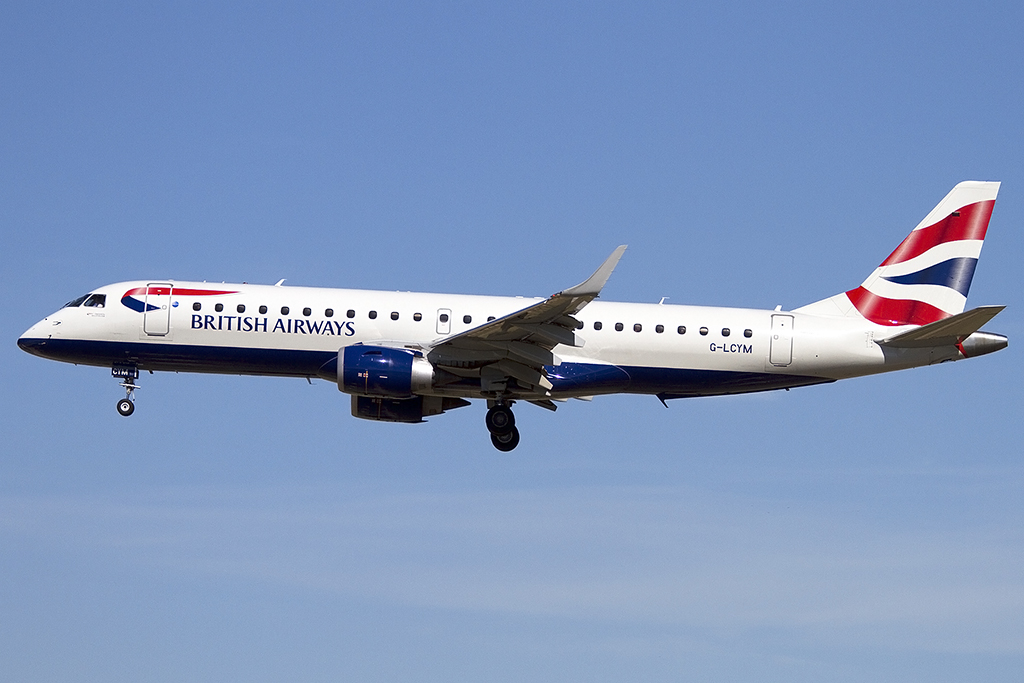 British Airways - CityFleyer, G-LCYM, Embraer, ERJ-190SR, 14.09.2012, BCN, Barcelona, Spain



