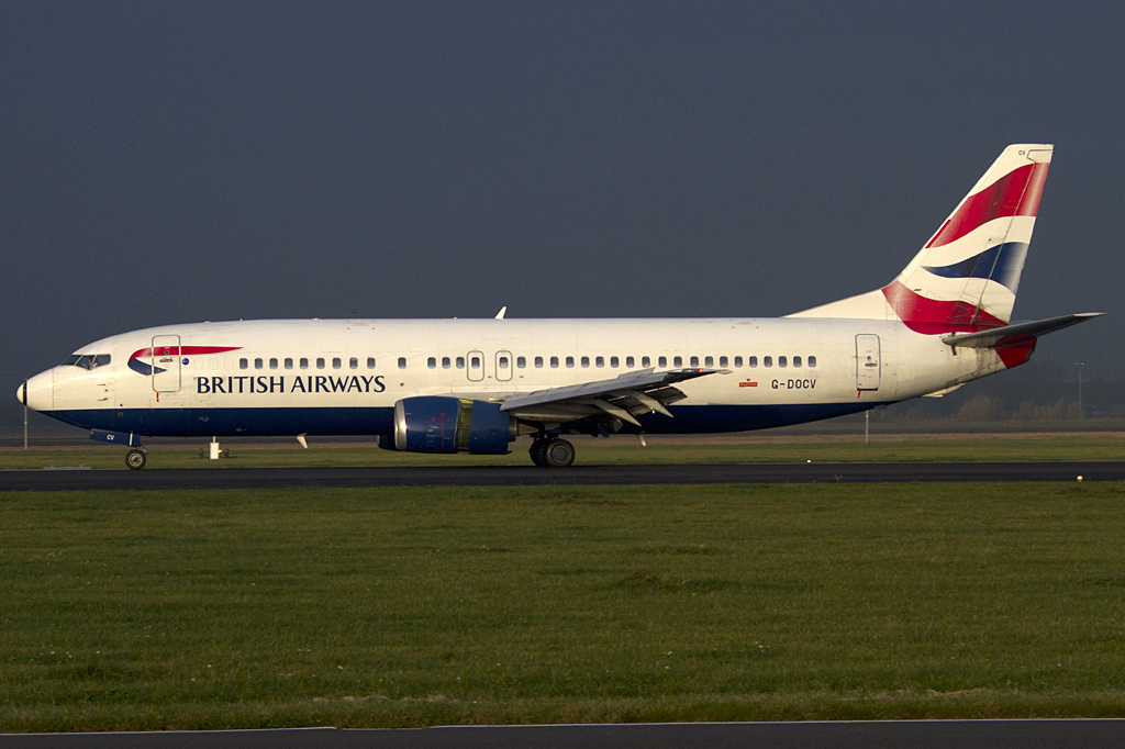 British Airways, G-DOCV, Boeing, B737-436, 29.10.2011, AMS, Amsterdam, Netherlands



