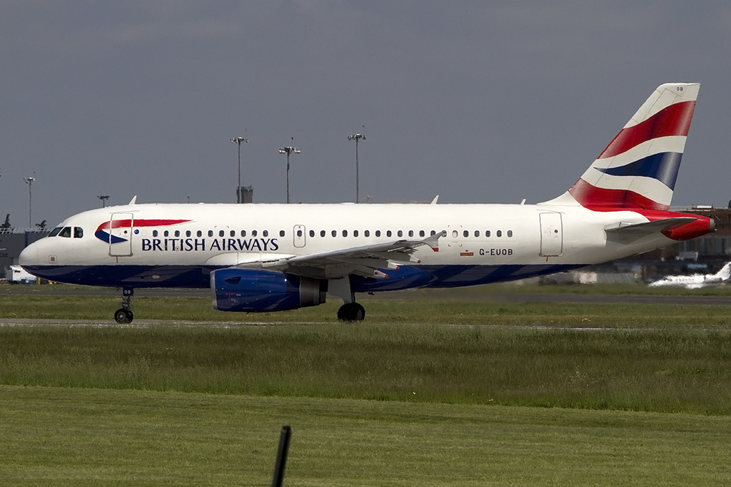 British Airways, G-EUOB, Airbus, A319-131, 14.05.2013, TLS, Toulouse, France 



