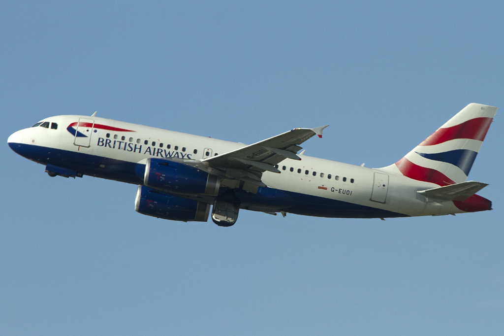 British Airways, G-EUOI, Airbus, A319-131, 20.08.2011, LHR, London-Heathrow, Great Britain


