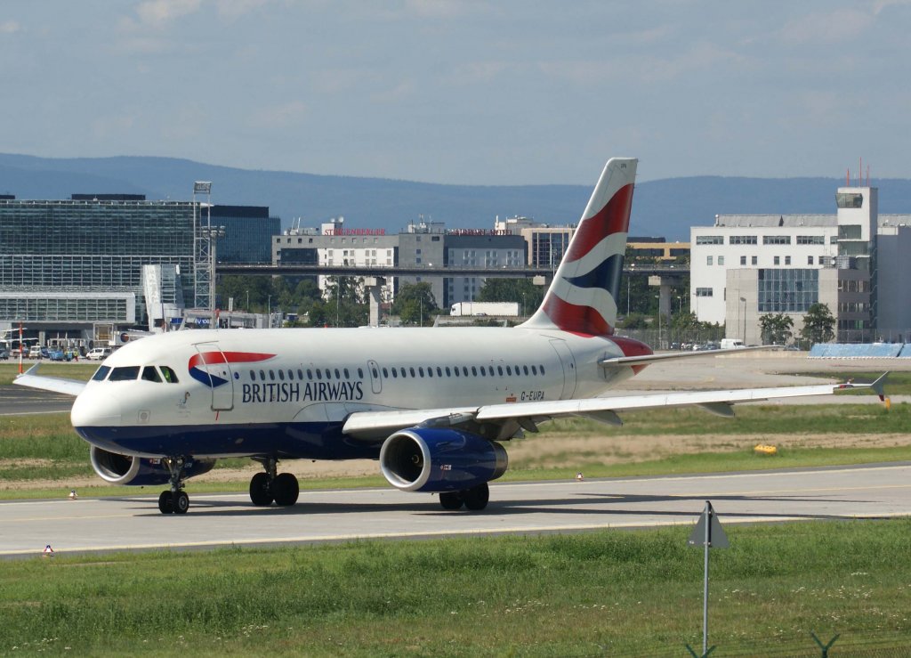 British Airways, G-EUPA, Airbus A 319-100, 02.08.2011, FRA-EDDF, Frankfurt, Germany