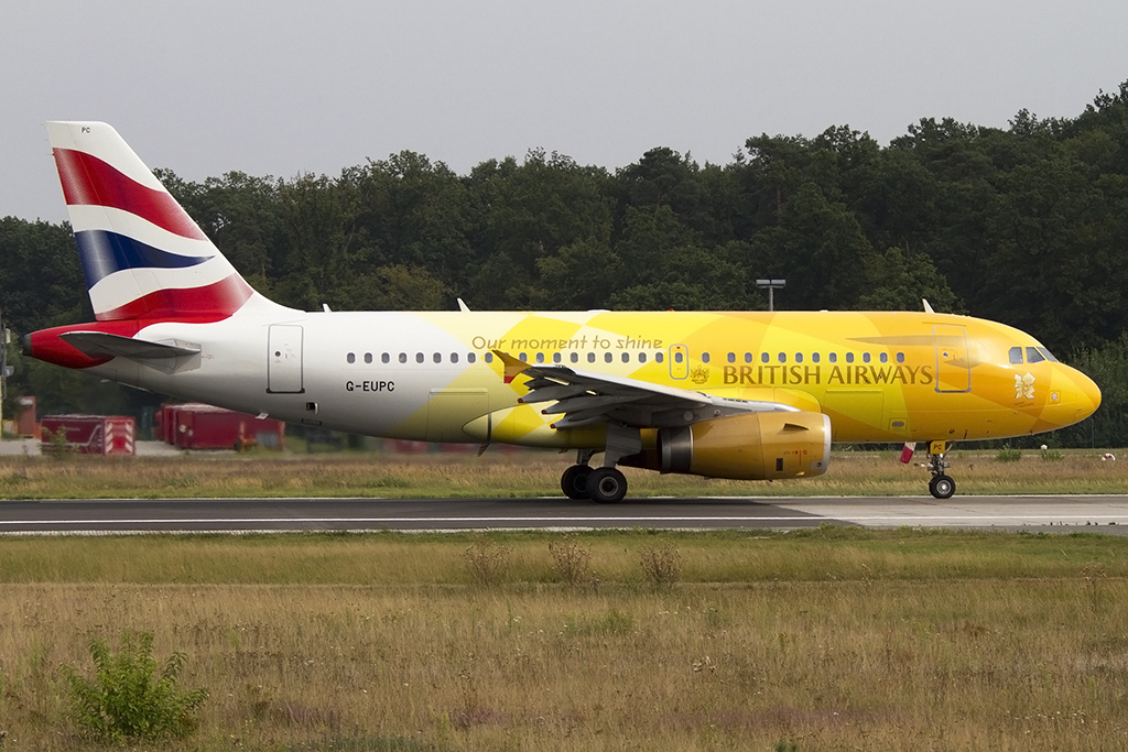 British Airways, G-EUPC, Airbus, A319-131, 21.08.2012, FRA, Frankfurt, Germany



