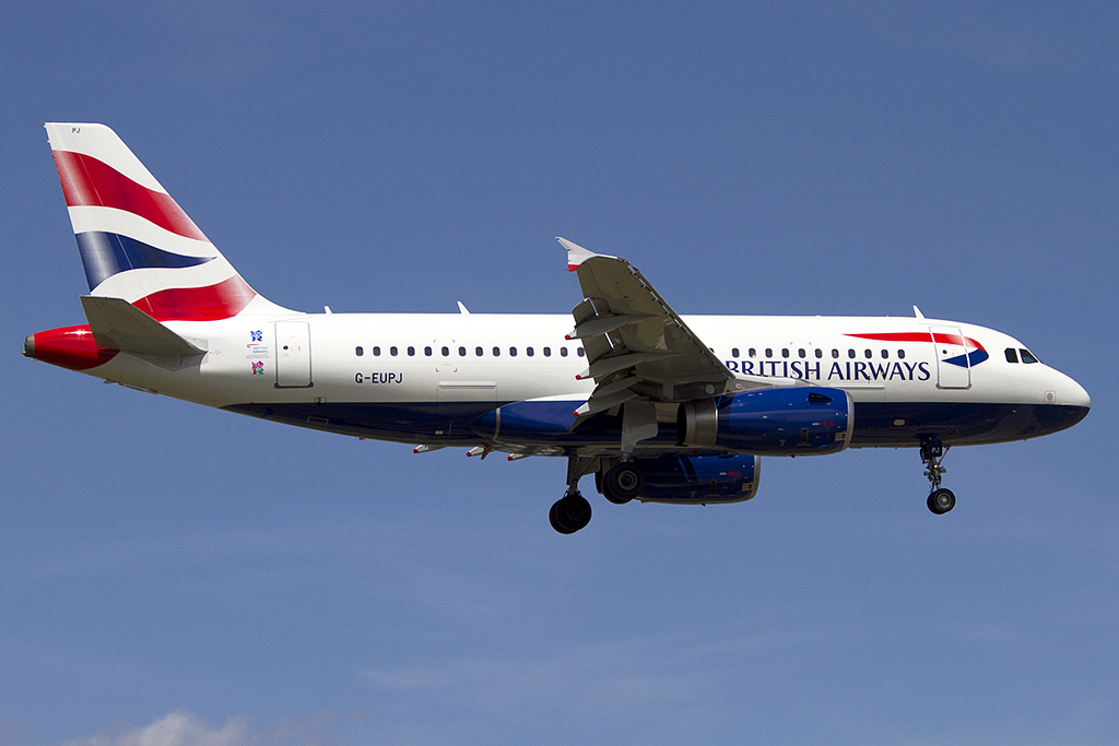 British Airways, G-EUPJ, Airbus, A319-131, 04.08.2012, GVA, Geneve, Switzerland 





