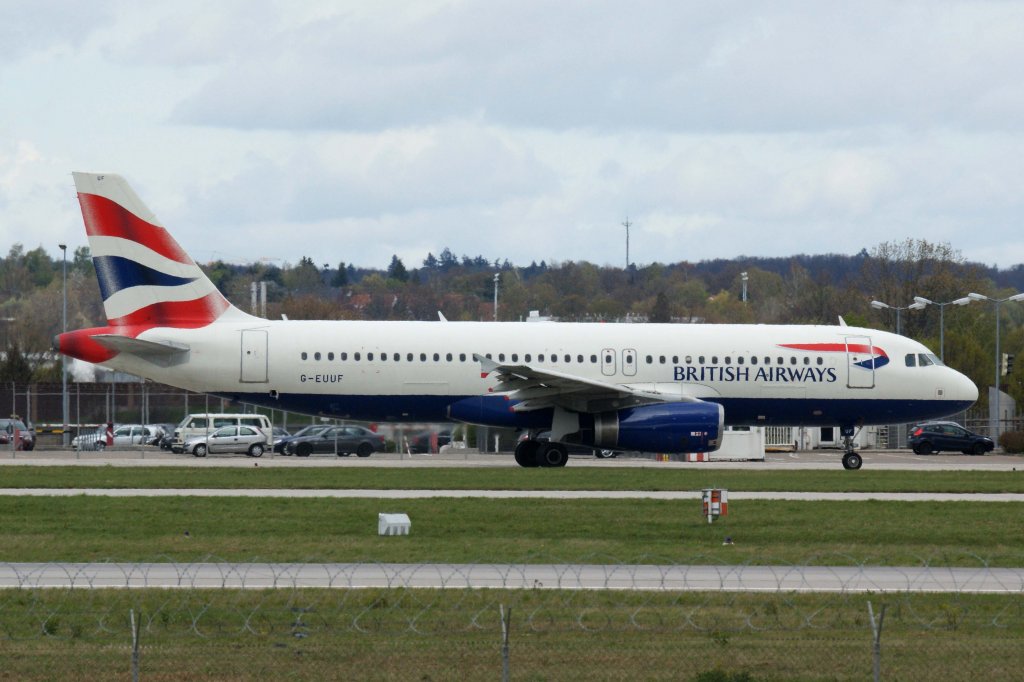 British Airways, G-EUUF, Airbus, A 320-200, 21.04.2012, STR-EDDS, Stuttgart, Germany 