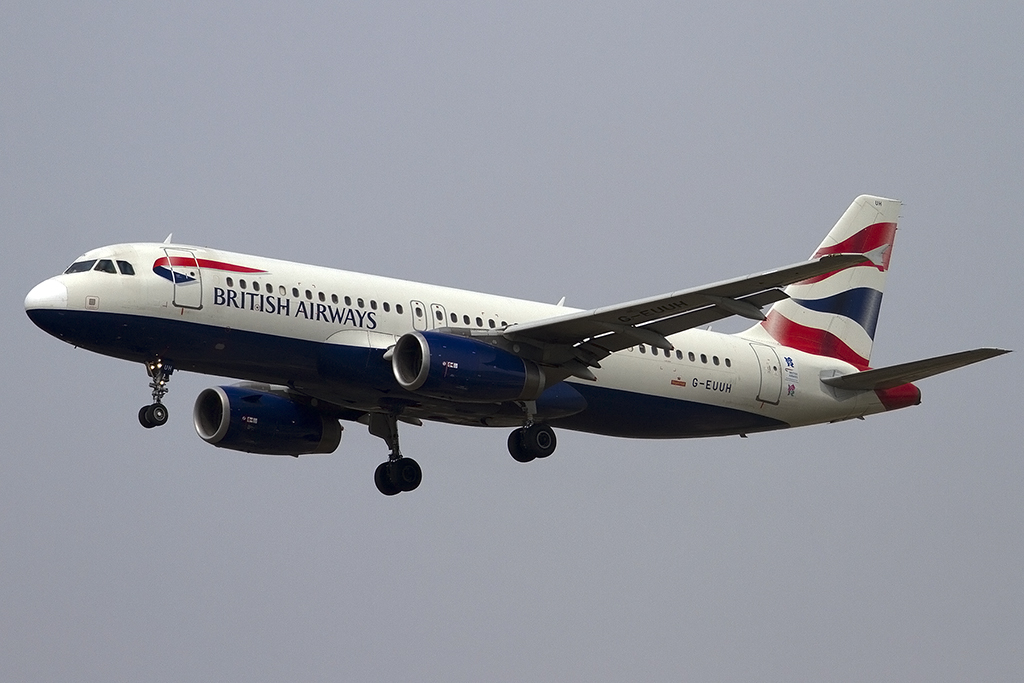 British Airways, G-EUUH, Airbus, A320-232, 08.09.2012, BCN, Barcelona, Spain 




