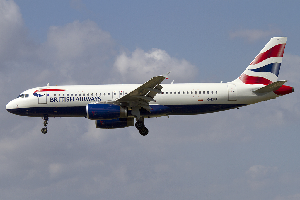 British Airways, G-EUUI, Airbus, A320-232, 10.09.2010, BCN, Barcelona, Spain 




