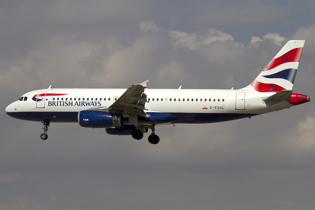 British Airways, G-EUUL, Airbus, A320-232, 10.09.2010, BCN, Barcelona, Spain 

