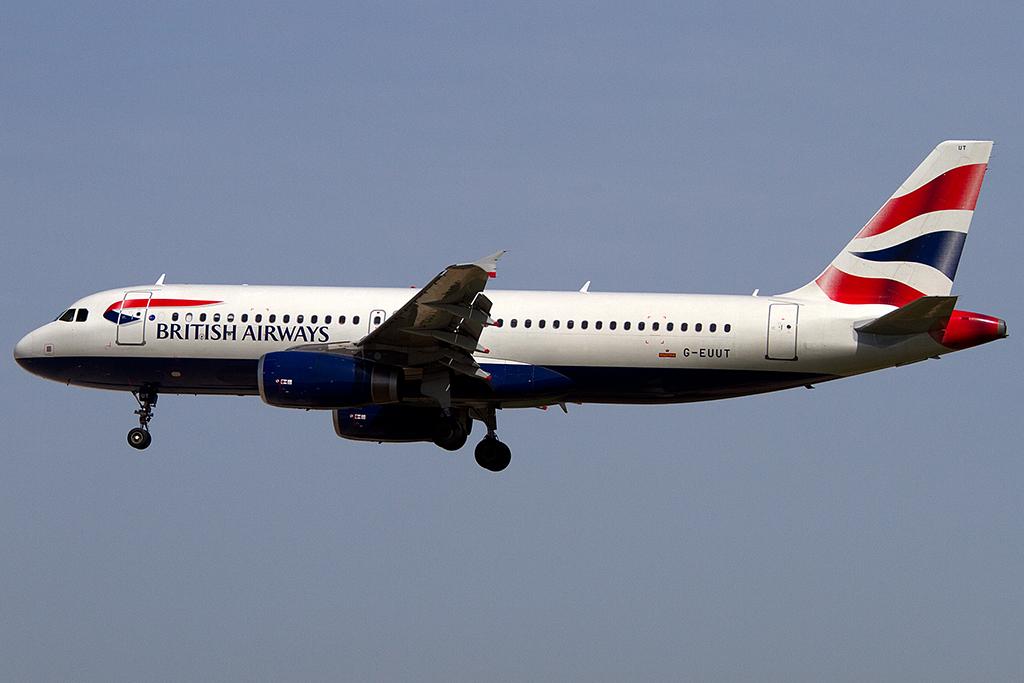 British Airways, G-EUUT, Airbus, A320-232, 12.05.2012, BCN, Barcelona, Spain 



