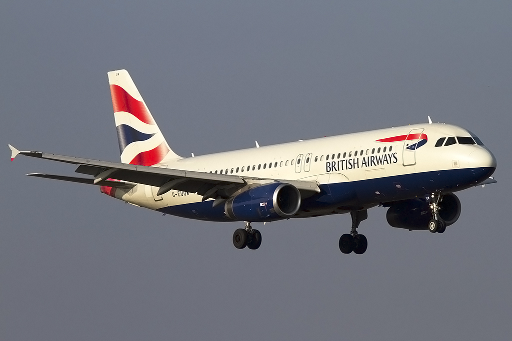 British Airways, G-EUUW, Airbus, A320-232, 03.03.2013, BSL, Basel, Switzerland 



