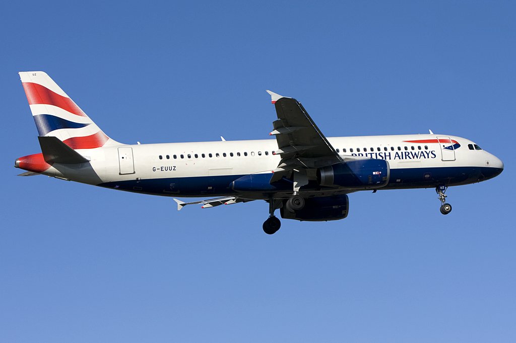 British Airways, G-EUUZ, Airbus, A320-232, 02.01.2010, GVA, Geneve, Switzerland 

