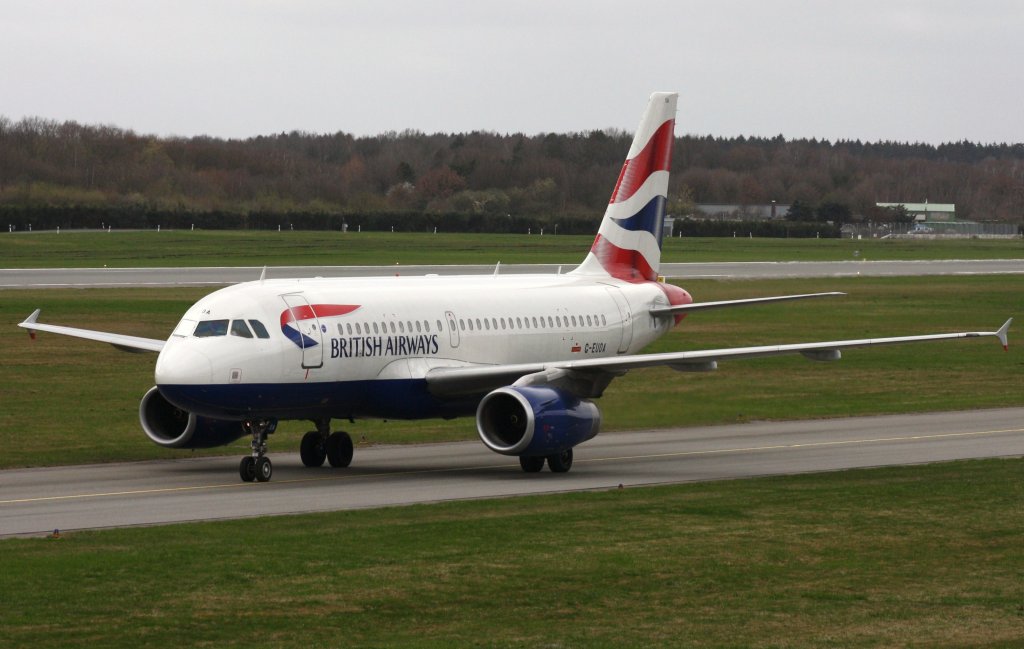British Airways,G-EUOA,(c/n 1513),Airbus A319-131,30.03.2012,HAM-EDDH,Hamburg,Germany