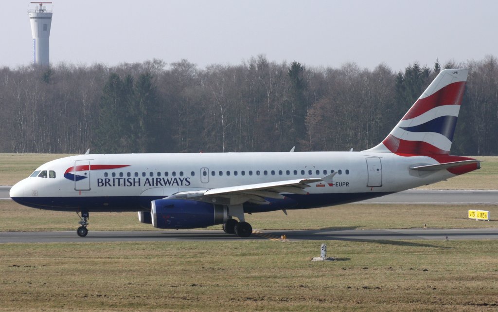 British Airways,G-EUPR,(c/n 1329),Airbus A319-131,16.03.2012,HAM-EDDH,Hamburg,Germany