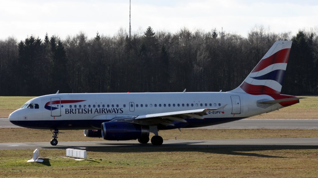British Airways,G-EUPV,(c/n1423),Airbus A319-131,02.02.2013,HAM-EDDH,Hamburg,Germany