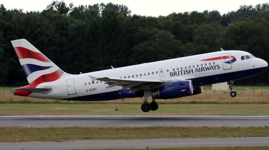 British Airways,G-EUPV,(c/n1423),Airbus A319-131,04.08.2013,HAM-EDDH,Hamburg,Germany