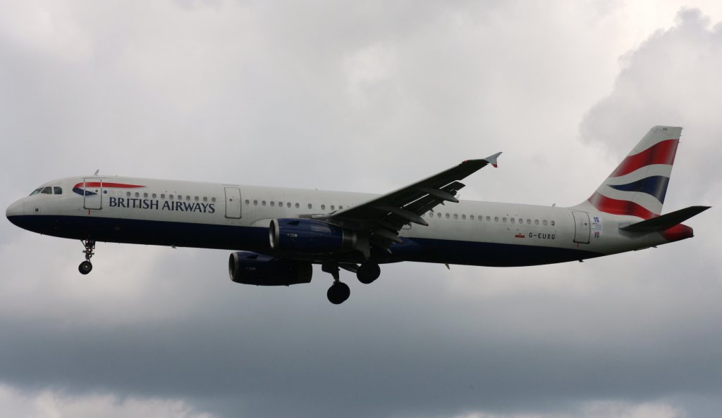 British Airways,G-EUXG,(c/n2351),Airbus A321-231,22.07.2012,HAM-EDDH,Hamburg,Germany