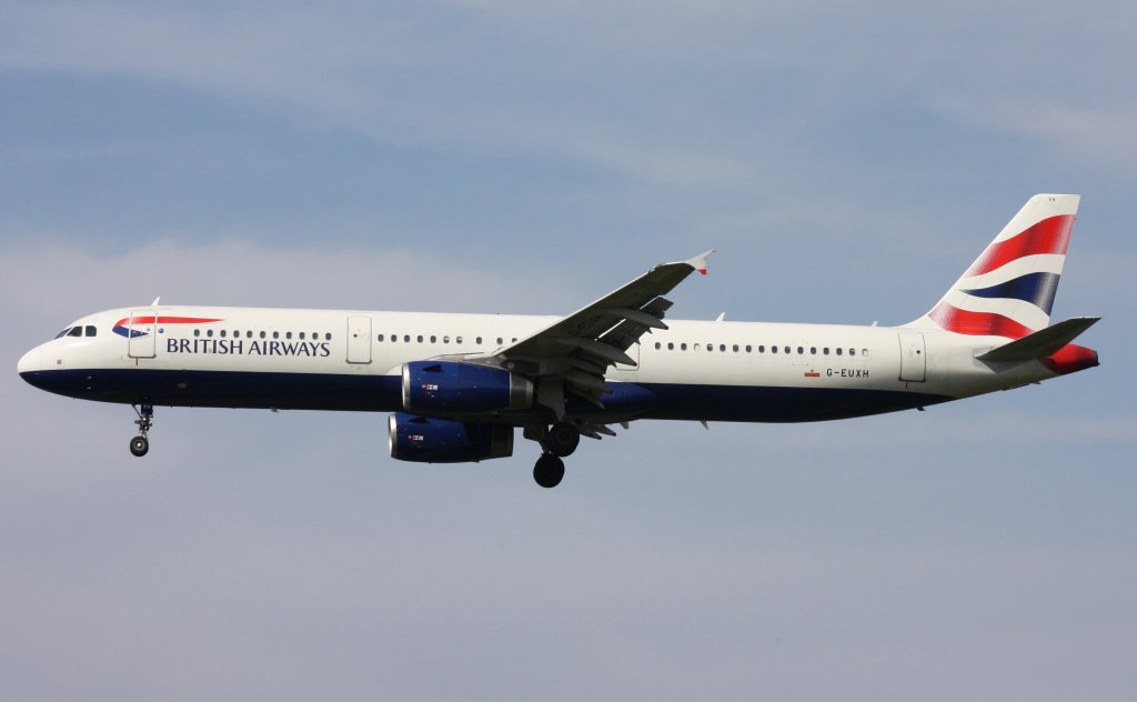 British Airways,G-EUXH,(c/n2363),Airbus A321-231,02.09.2012,HAM-EDDH,Hamburg,Germany