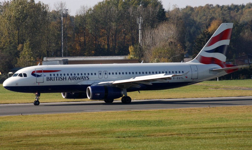 British Airways,G-EUYL,Airbus A320-232,23.10.2011,HAM-EDDH,Hamburg,Germany