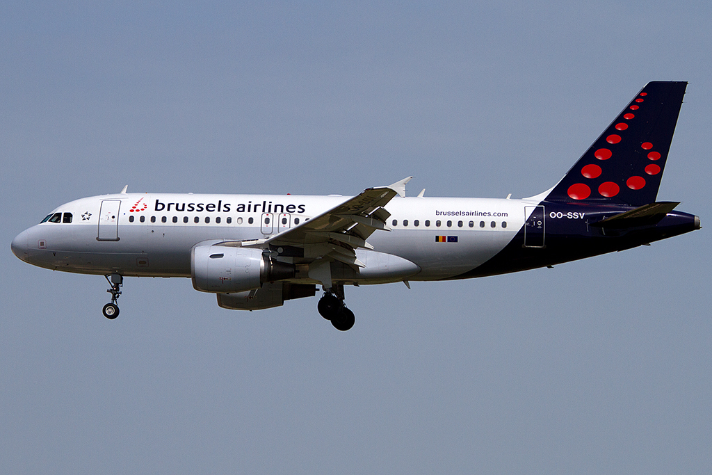 Brussels Airlines, OO-SSV, Airbus, A319-111, 12.05.2012, BCN, Barcelona, Spain



