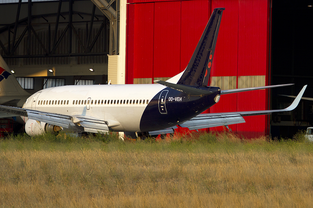 Brussels Airlines, OO-VEH, Boeing, B737-36N, 06.09.2012, PGF, Perpignan, France (abgestellt) 




