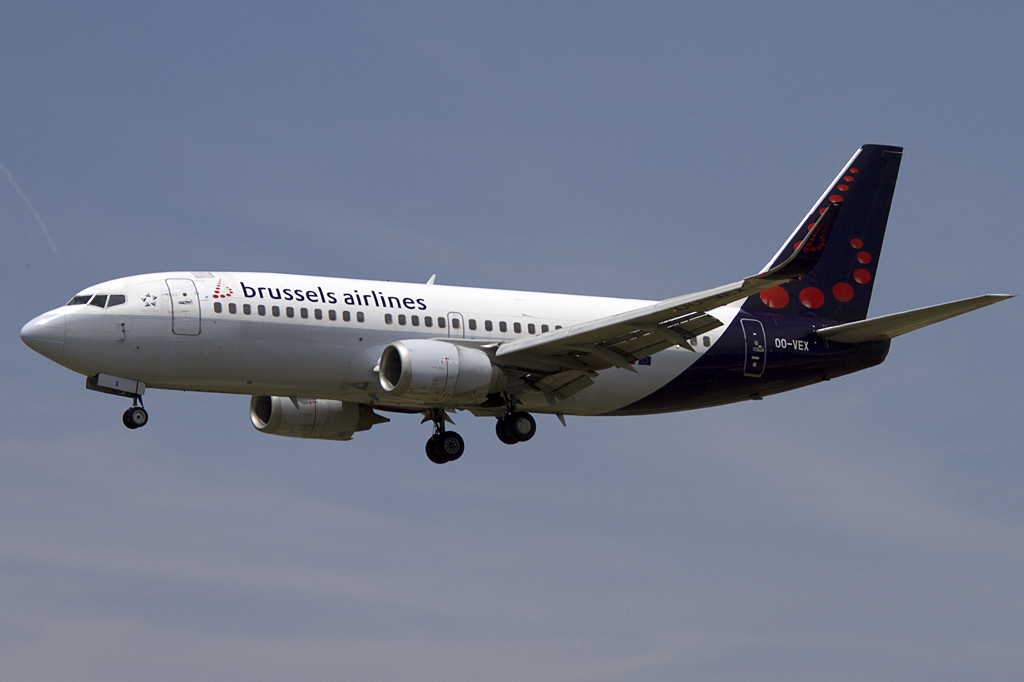 Brussels Airlines, OO-VEX, Boeing, B737-36N, 18.06.2011, BCN, Barcelona, Spain 



