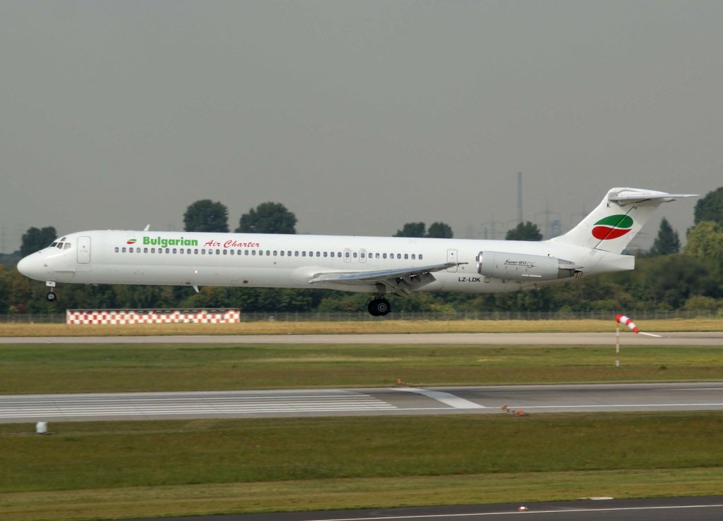Bulgarian Air Charter, LZ-LDK, Boeing MD-82, 2009.09.09, DUS, Dsseldorf, Germany
