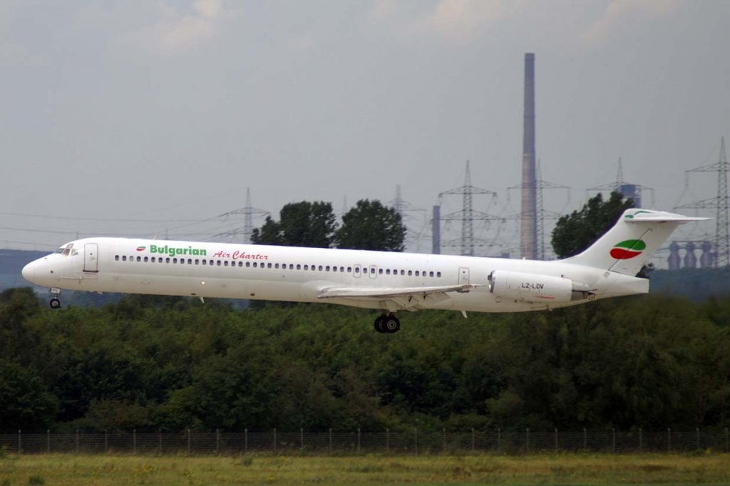 Bulgarian Air Charter, LZ-LDV, Boeing (McDonnell Douglas) MD-83, 2007.07.18, DUS-EDDL, Dsseldorf

