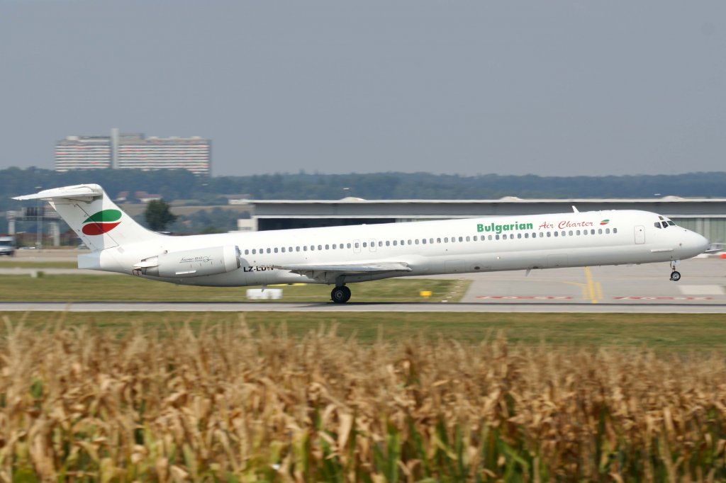 Bulgarian Air Charter, LZ-LDW, McDonnell Douglas, MD-82, 05.09.2012, STR-EDDS, Stuttgart, Germany