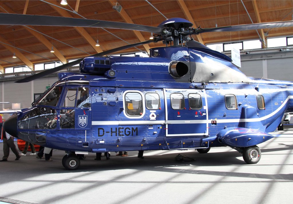 Bundespolizei, D-HEGM, Eurocopter, AS-332 L-2 Super Puma, 24.04.2013, Aero 2013 (EDNY-FDH), Friedrichshafen, Germany