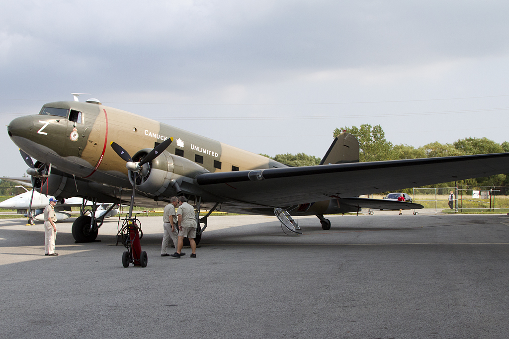 Canadian Warplane Heritage, C-GDAK, Douglas, DC-3-201B, 03.09.2011, YHM, Hamilton, Canada 




