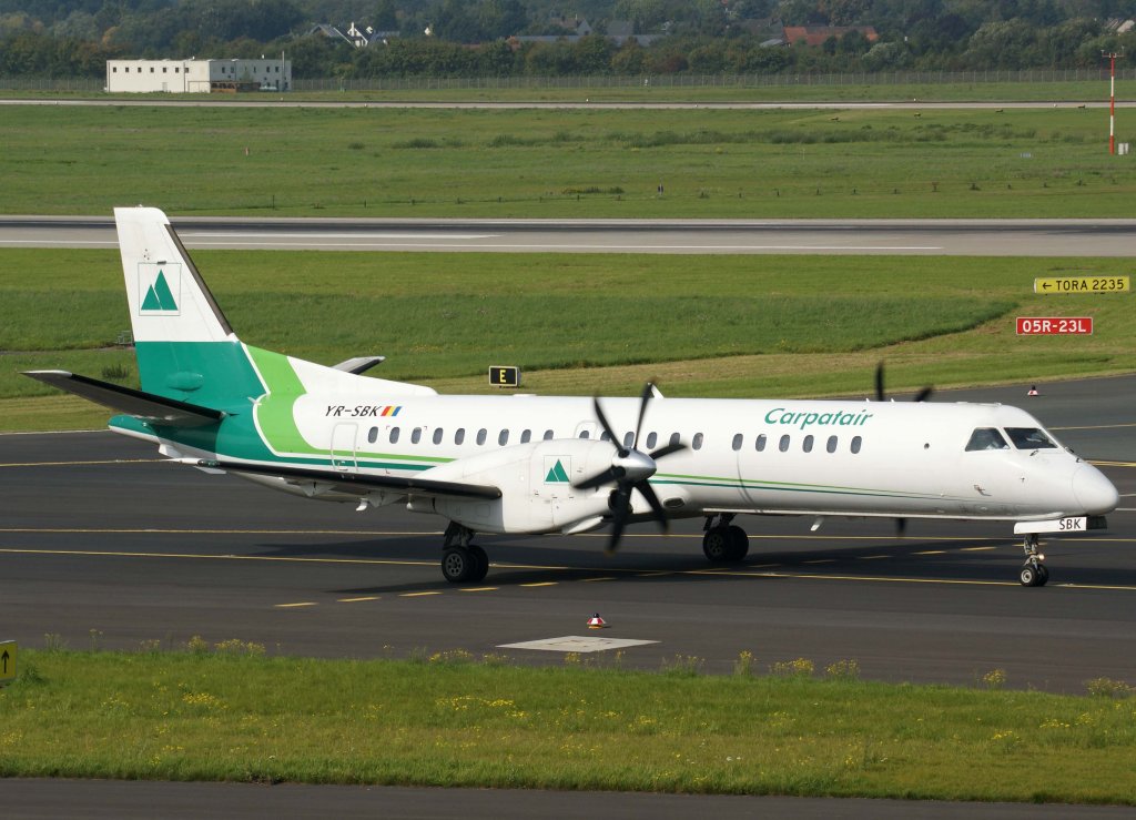 Carpatair, YR-SBK, Saab 2000, 2010.09.23, DUS-EDDL, Dsseldorf 

