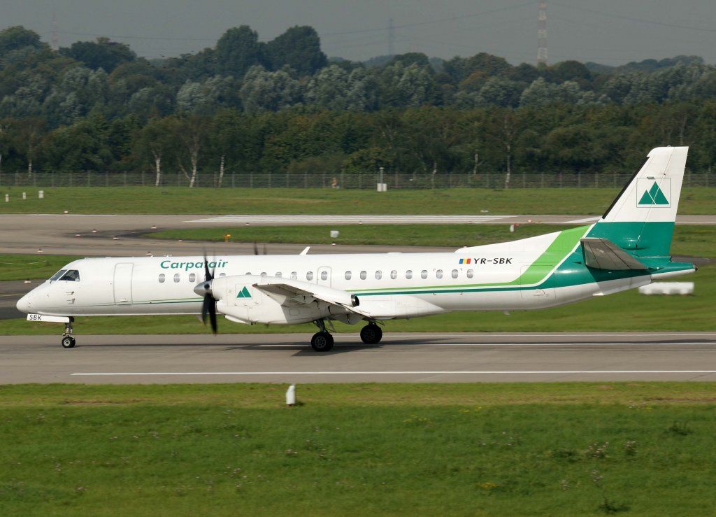 Carpatair, YR-SBK, Saab 2000, 2010.09.23, DUS-EDDL, Dsseldorf 

